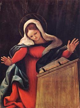 Lorenzo Lotto : Virgin Annunciated